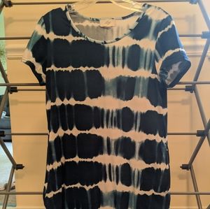 Tye dye t-shirt dress with pockets!